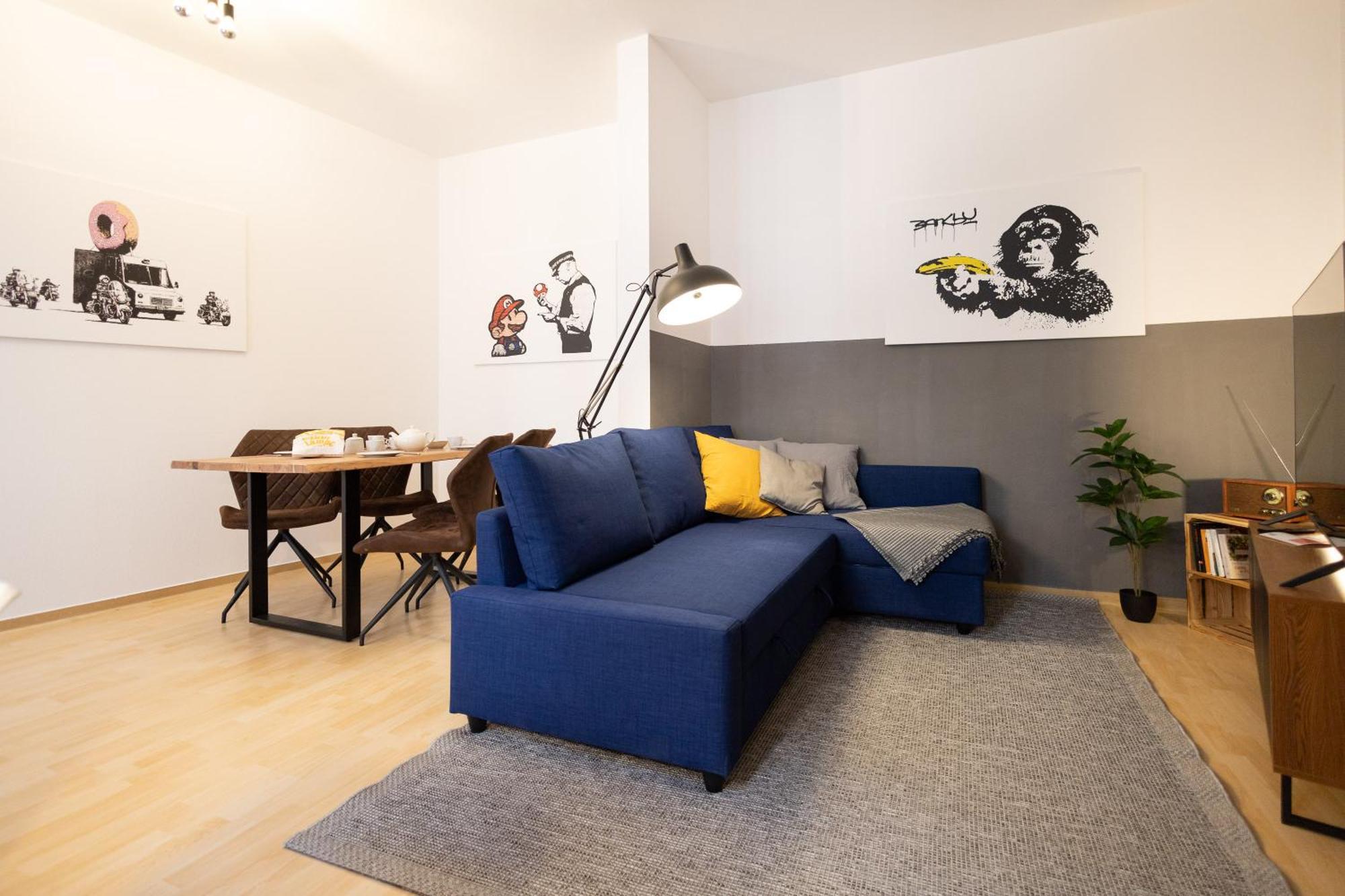 Ko-Living Space An Der Oper - Street Art Design Apartments Halle  Bagian luar foto